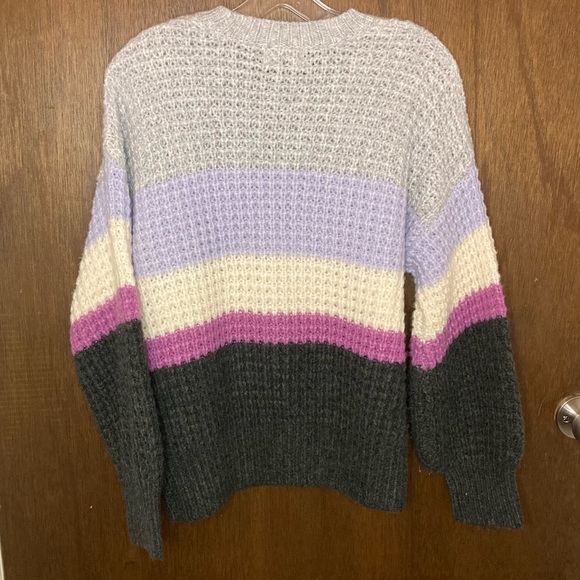 Universal Thread Sweater, Grey, Purple, Soft Black - Picture 2 of 6